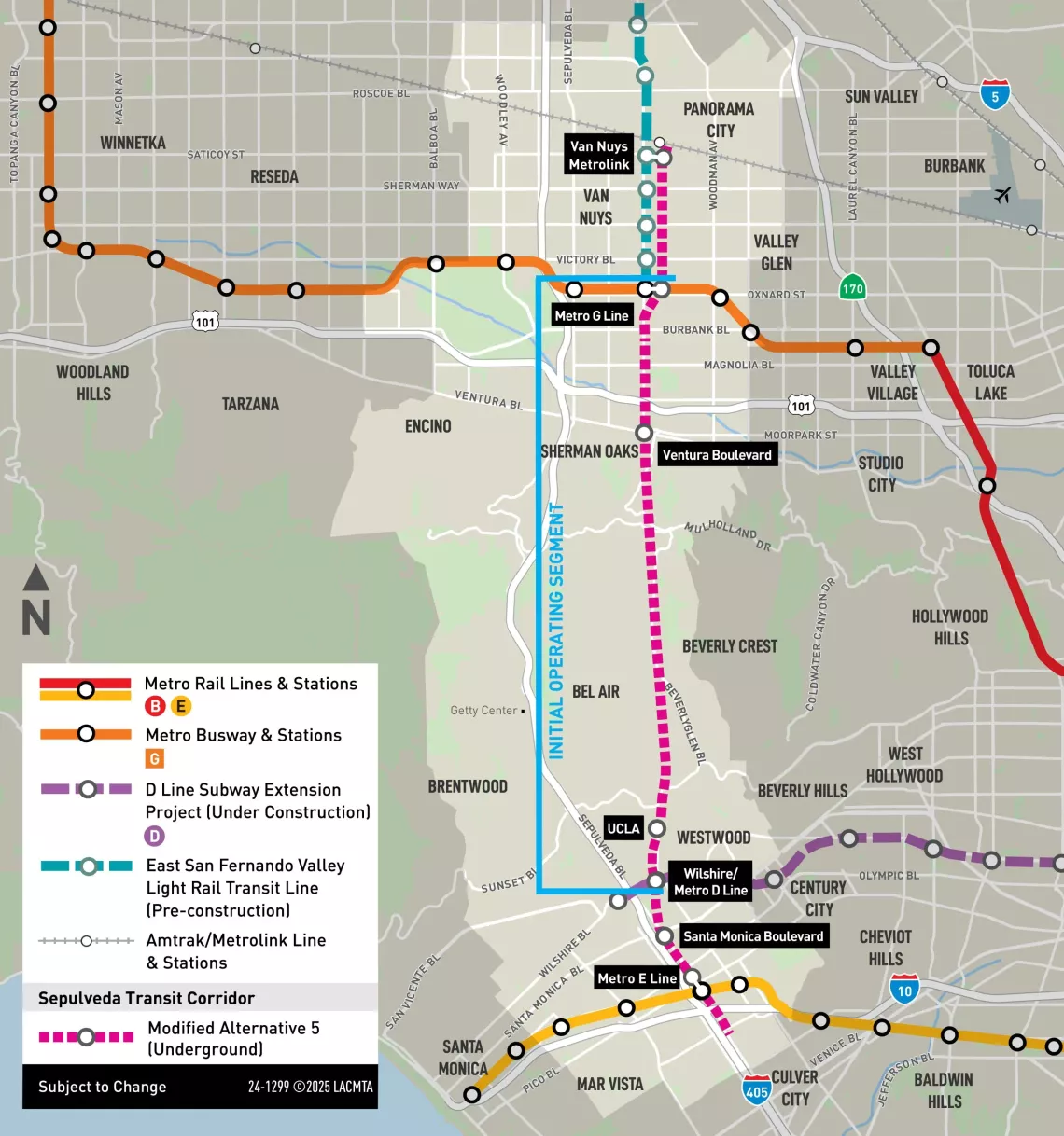 Sepulveda Transit Corridor Map